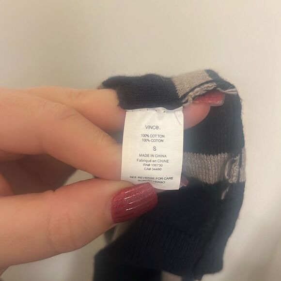 ✨Vince Navy Striped Racerback Maxi Sz Small Dress✨ - Picture 8 of 8